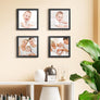 upsimples 8x8 Picture Frames, Wall Gallery Square Frames with Engineered Wood, Black 1 Pack