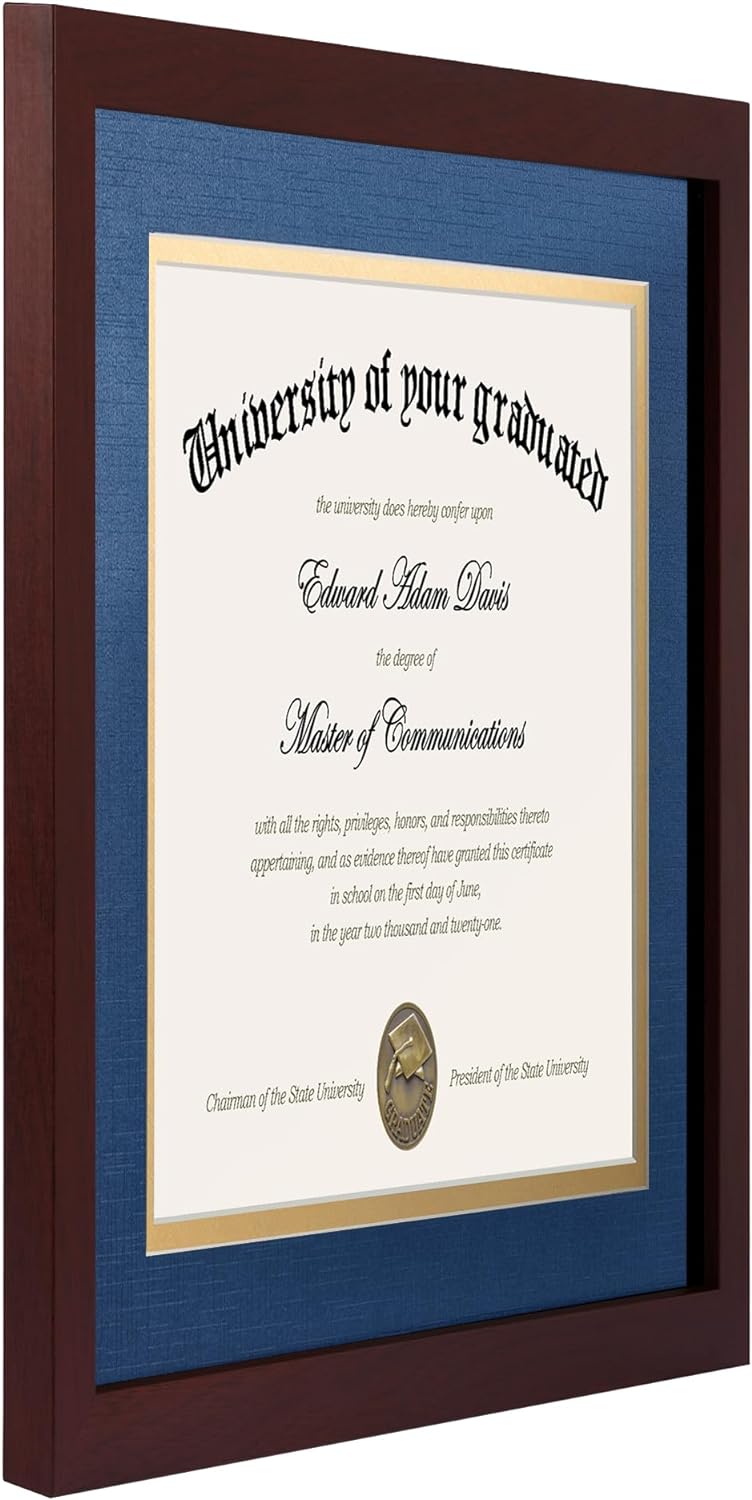 Document Frame Graduation upsimples 11x14 Diploma Frame Certificate Degree Document Frame with H ...