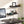 upsimples Floating Shelves for Wall, Wall Shelves for Decor Storage Set of 6, Wall Mounted Wood Shelves for Bedroom, Living Room, Bathroom, Kitchen, Picture Ledge Shelves, Black