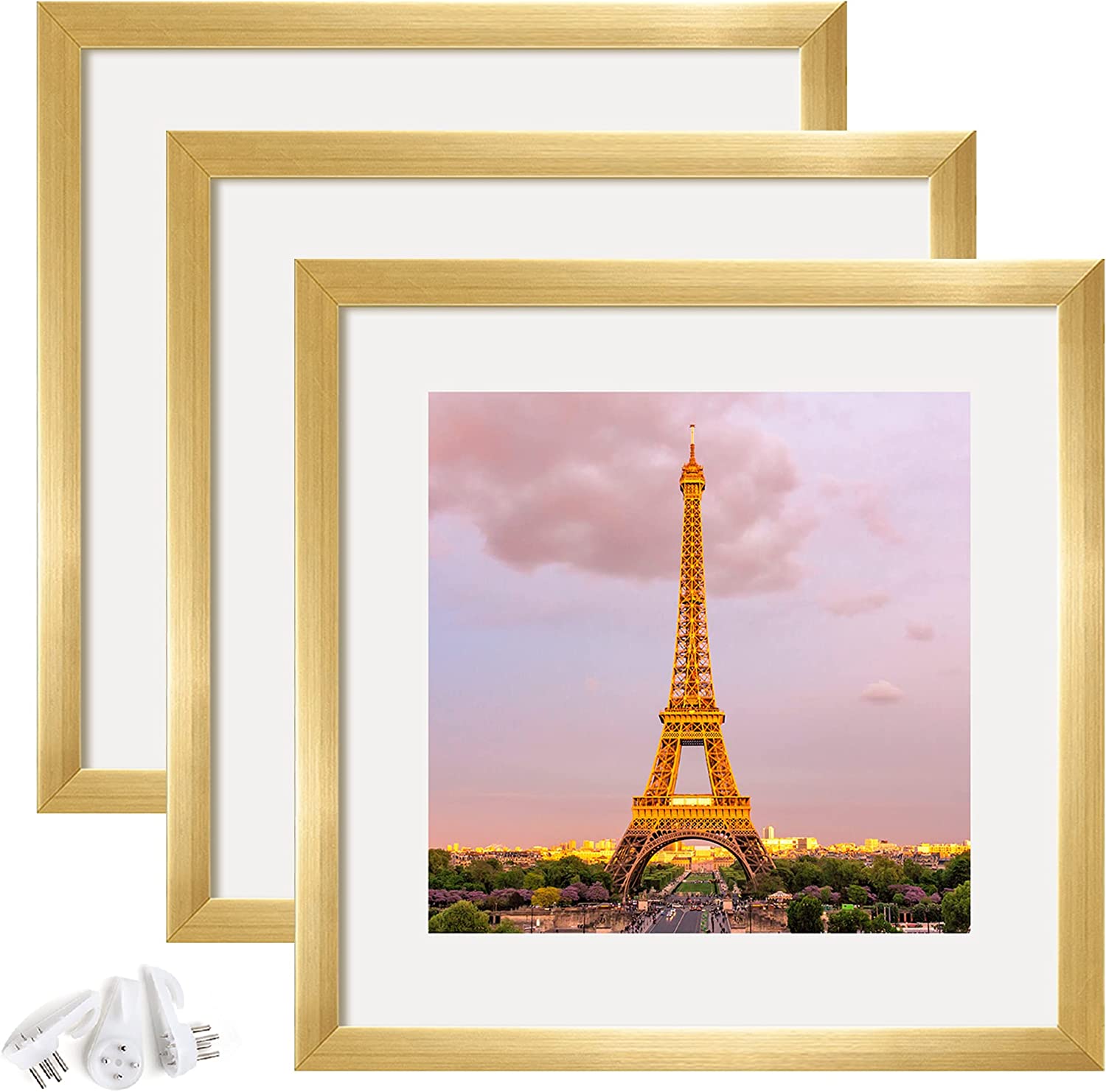 upsimples 8x10 Picture Frame Set of 3, Made of High Definition
