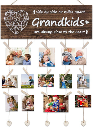 upsimples Grandma Gifts Grandma Picture Frame, Grandparents Gifts from Grandkids Photo Frame, First Time Grandma Birthday Gifts Photo Holder, Gigi Nana Gifts for Christmas Thanksgiving