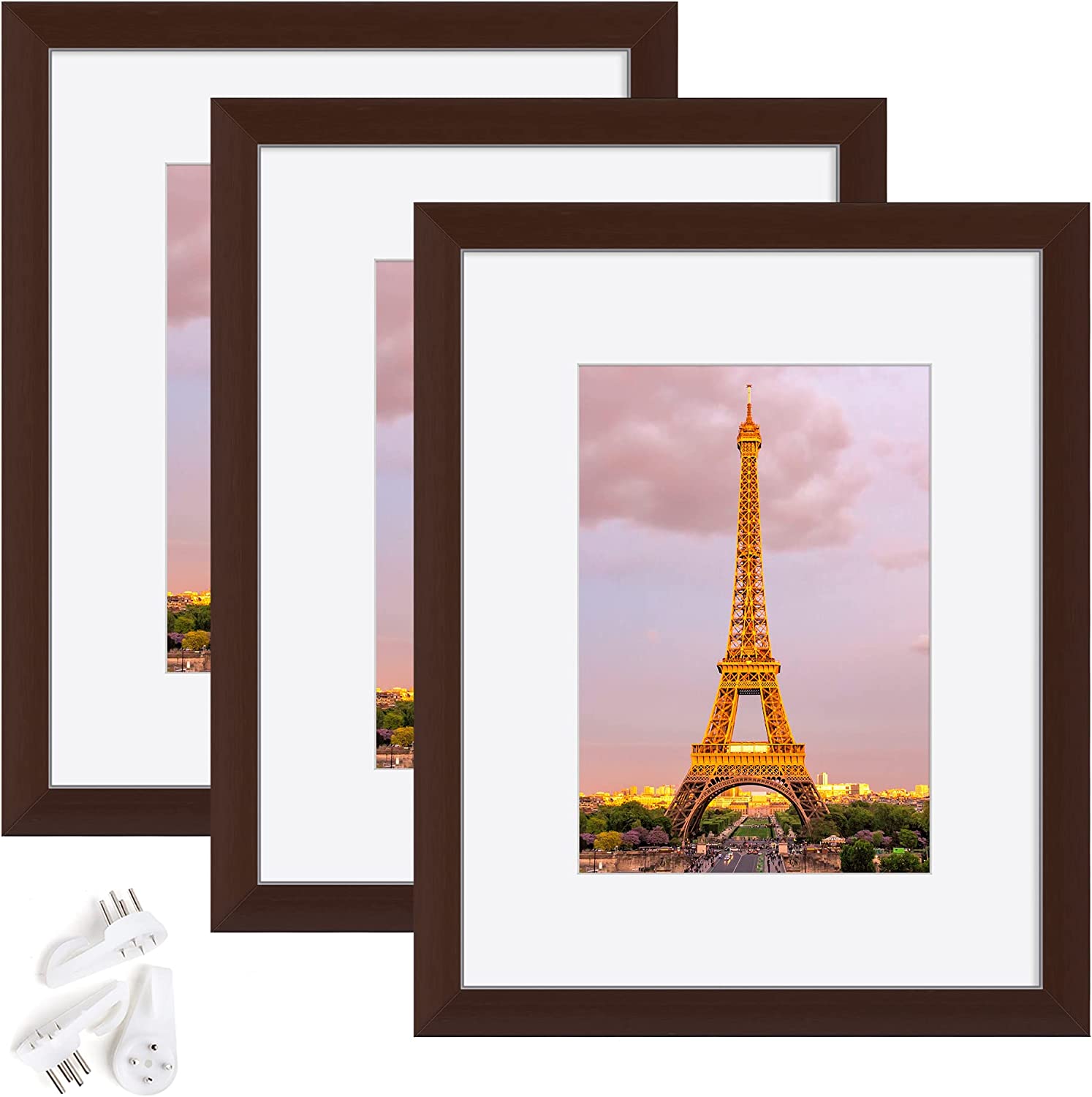 upsimples 8x10 Picture Frame Set of 3, Made of High Definition Glass f –  Upsimples Direct