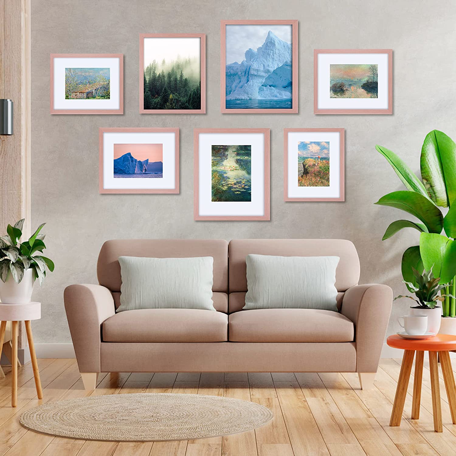 WebelKart Set of 6 Individual Photo Frame- Multiple Size (2 Units of 8