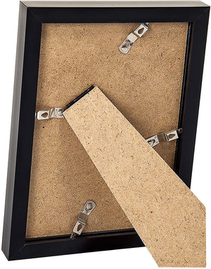 upsimples 5x7 Picture Frame Set of 10,Display Pictures 4x6 with Mat or 5x7 Without Mat,Multi Photo Frames Collage for Wall or Tabletop Display,Black