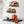 Upsimples Home Floating Shelves Wall Mounted Set of 5, Wall Mounted Wood Shelf for Bedroom, Living Room, Bathroom, Kitchen, Office, Sturdy Rustic Shelves 5 Different Sizes, Black
