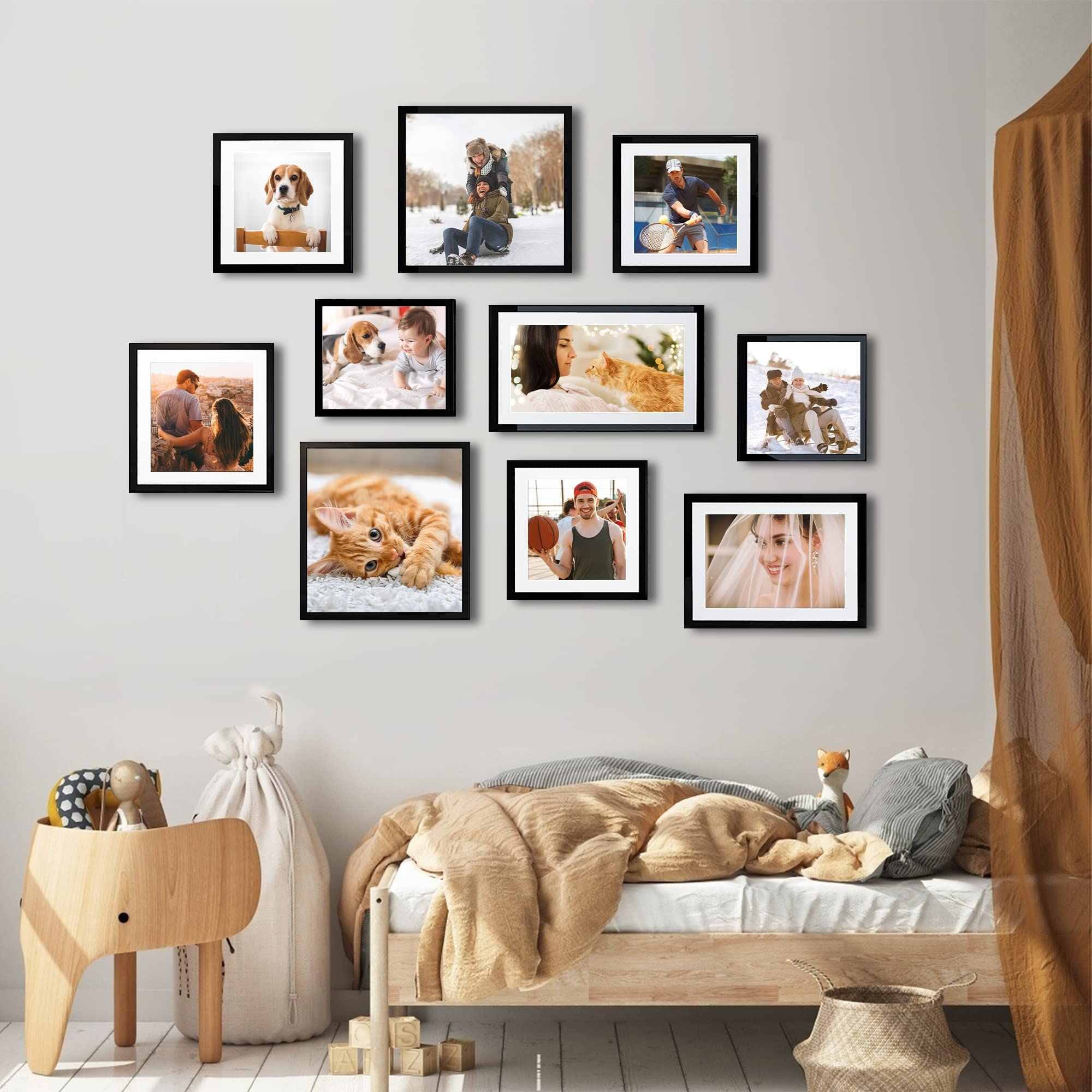 upsimples 3 Picture Frame Fathers Day, 4x6 Picture Frame Collage with –  Upsimples Direct